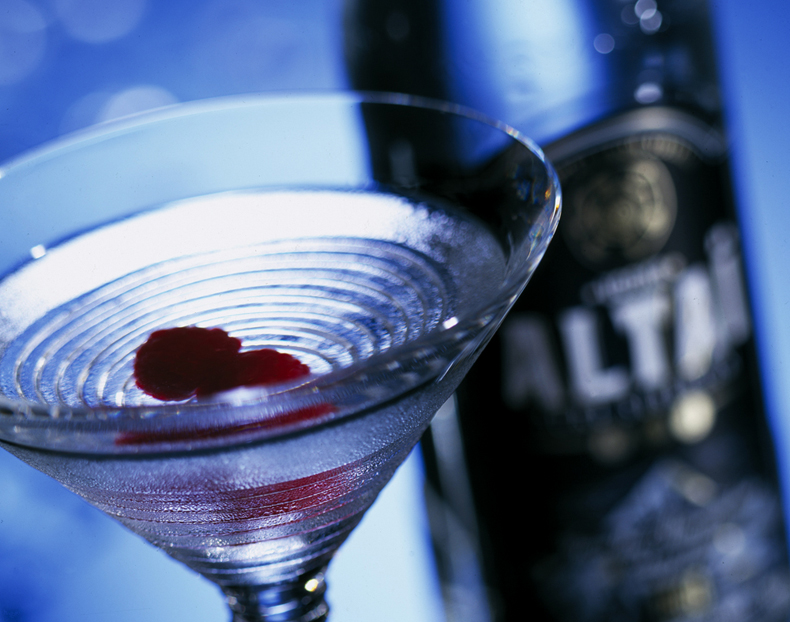 Drink Photography-Altai Vodka cocktail promotional photography